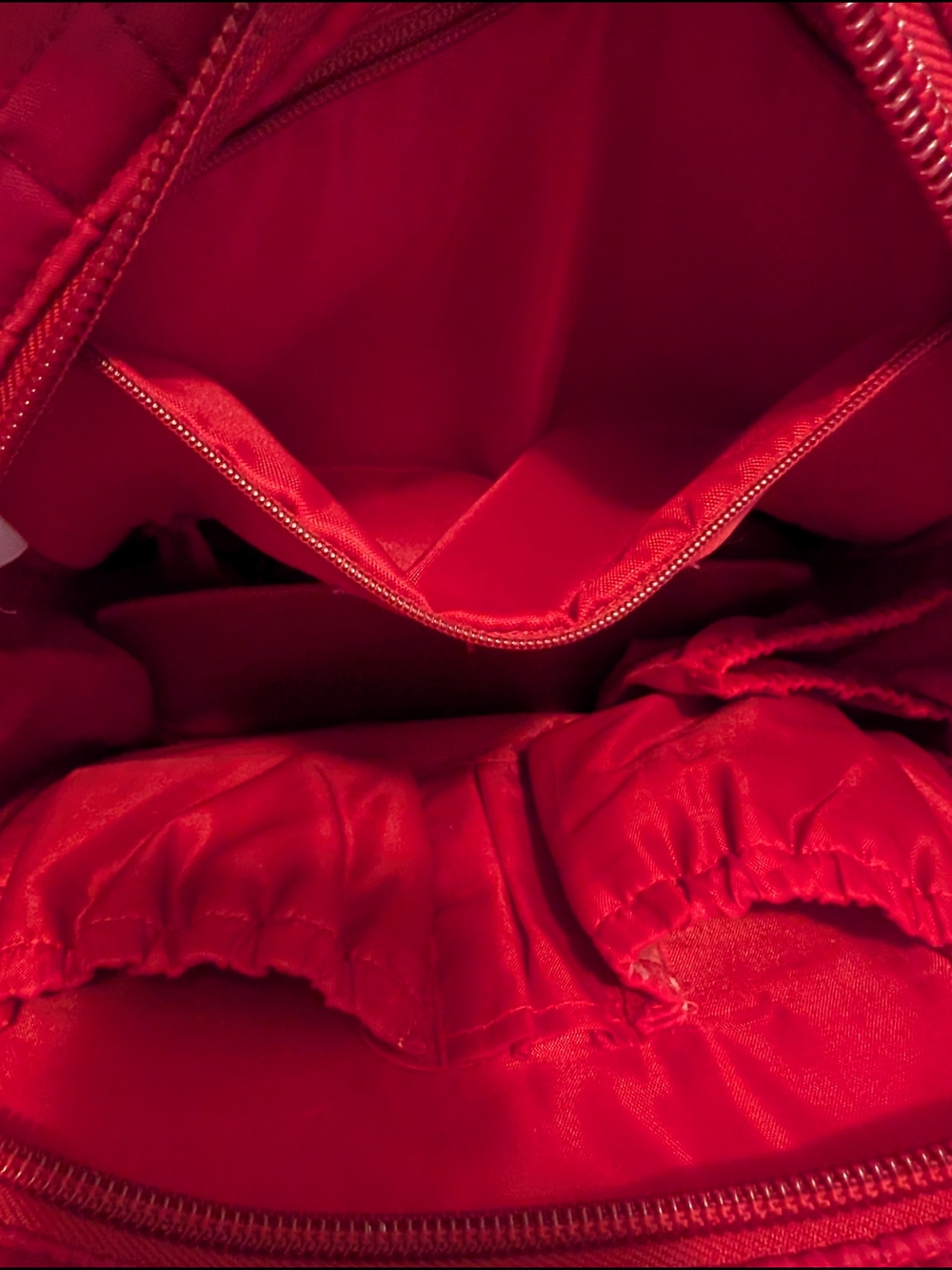 Lug Puddle Jumper Quilted Travel Tote Bag - Crimson Red (Mint Condition!) - Picture 9 of 10